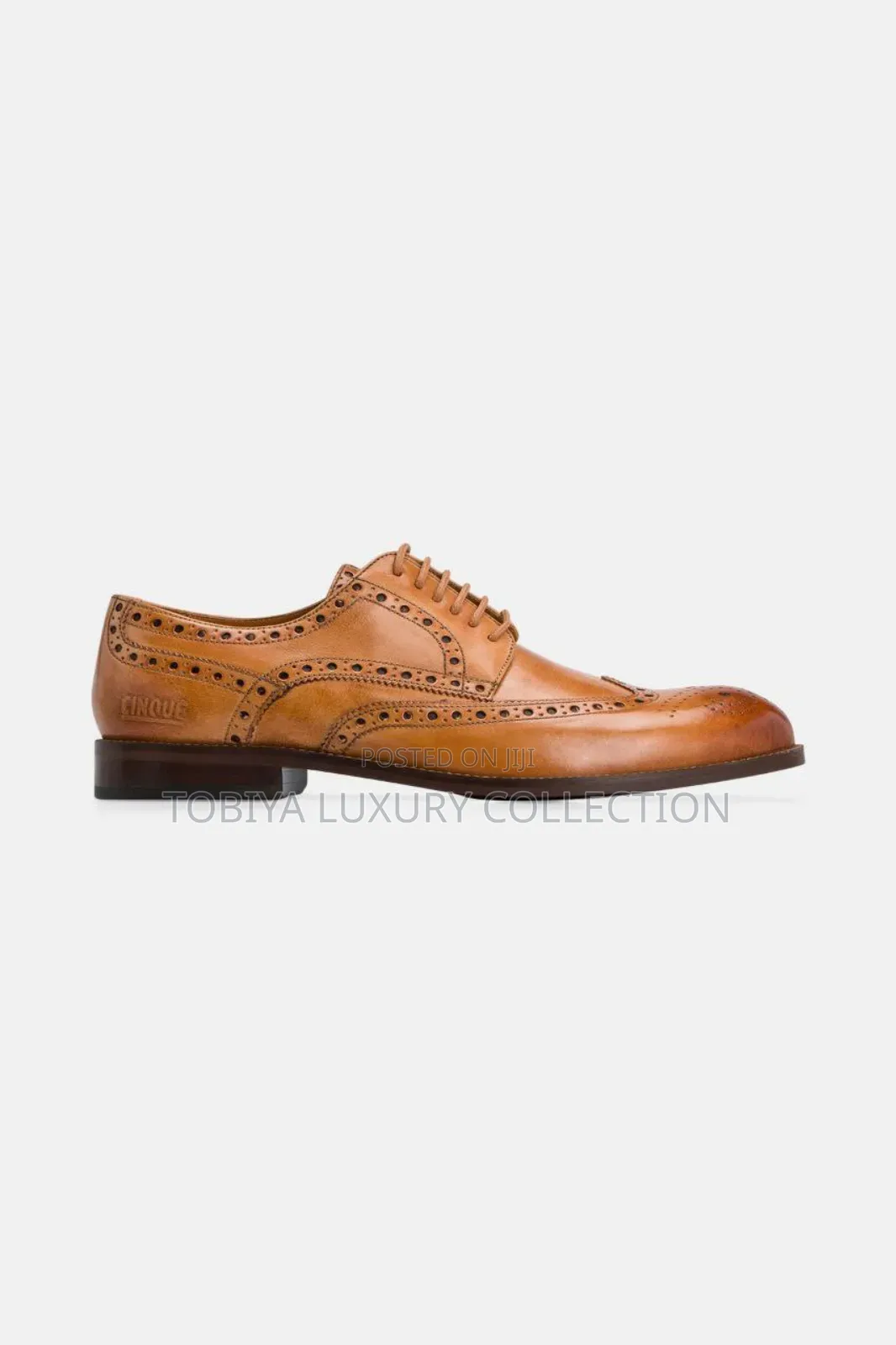 Five
Leather Lace-Up Shoes 'Leonardo' Brown

