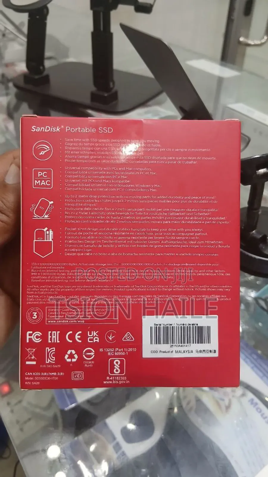 External Sandisk SSD