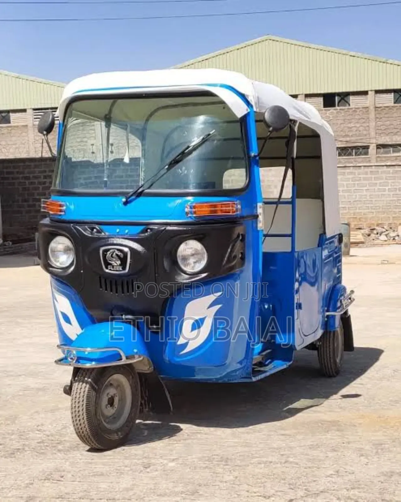 New Bajaj 2023 White