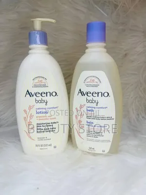 Aveeno Baby Calming Shampoo and Body Lotion