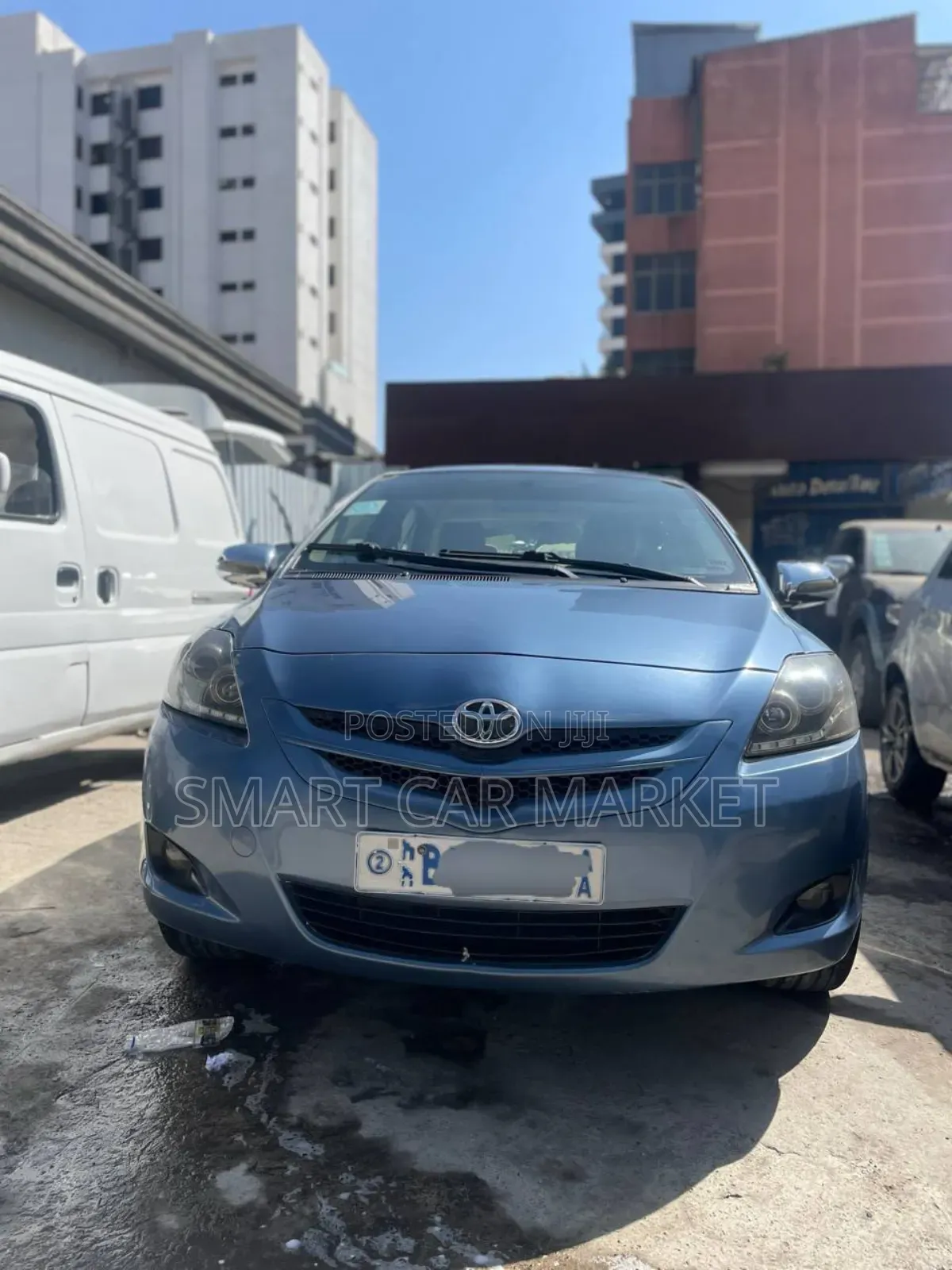 Toyota Belta 2008 Blue