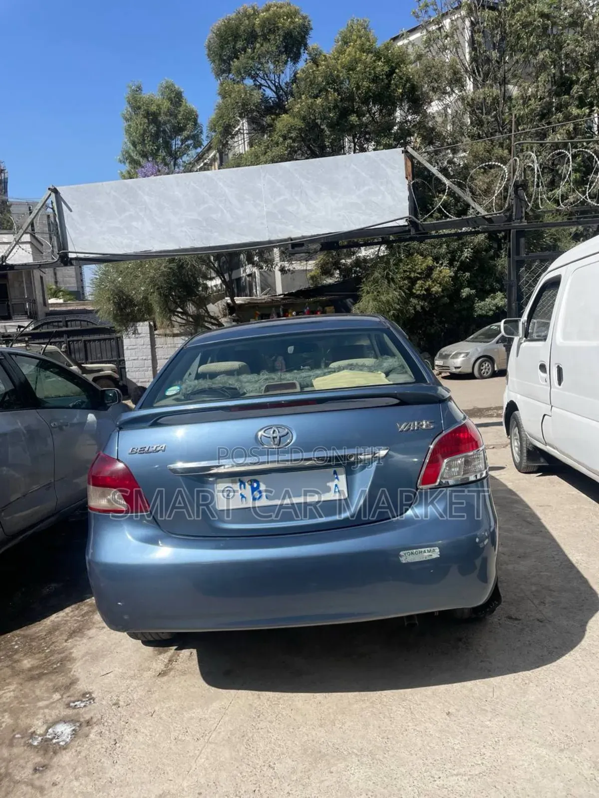 Toyota Belta 2008 Blue