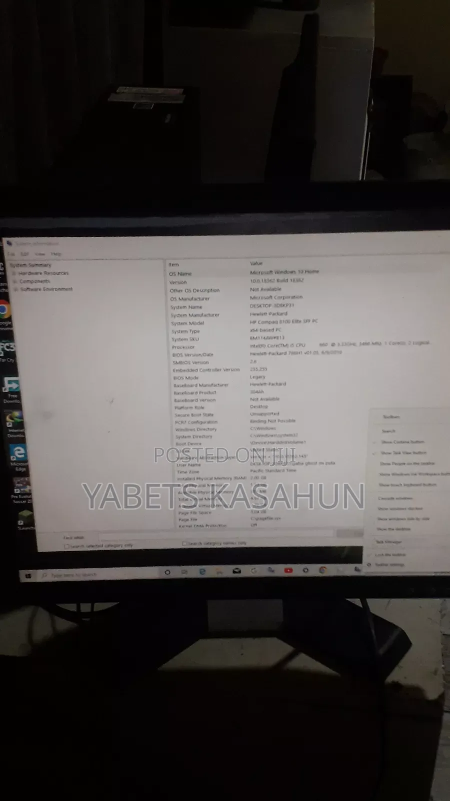 HP Omen X Compact P1000 2GB Intel Core I5 HDD+SSD 512GB