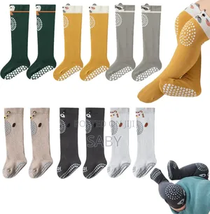 Anti Slip Socks Baby Crawling | Knee Pads