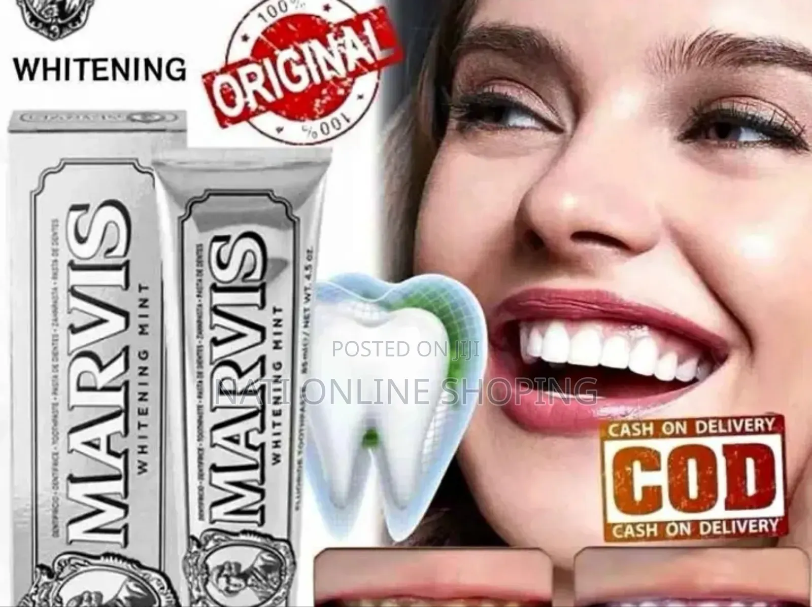 Marvis የጥርስ ማፅጃ