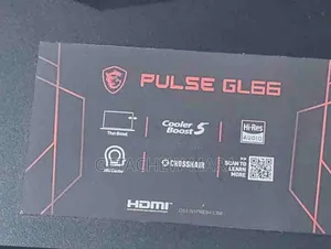 New Laptop MSI Pulse GL66 16GB Intel Core I7 SSD 512GB