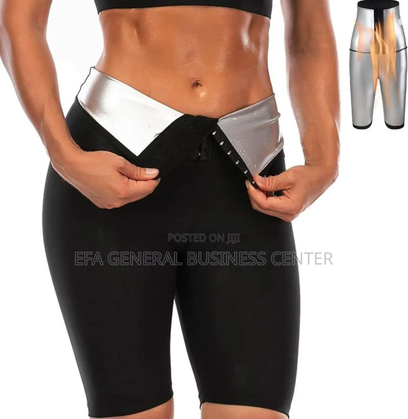 High Waist Sauna Sweat Shorts