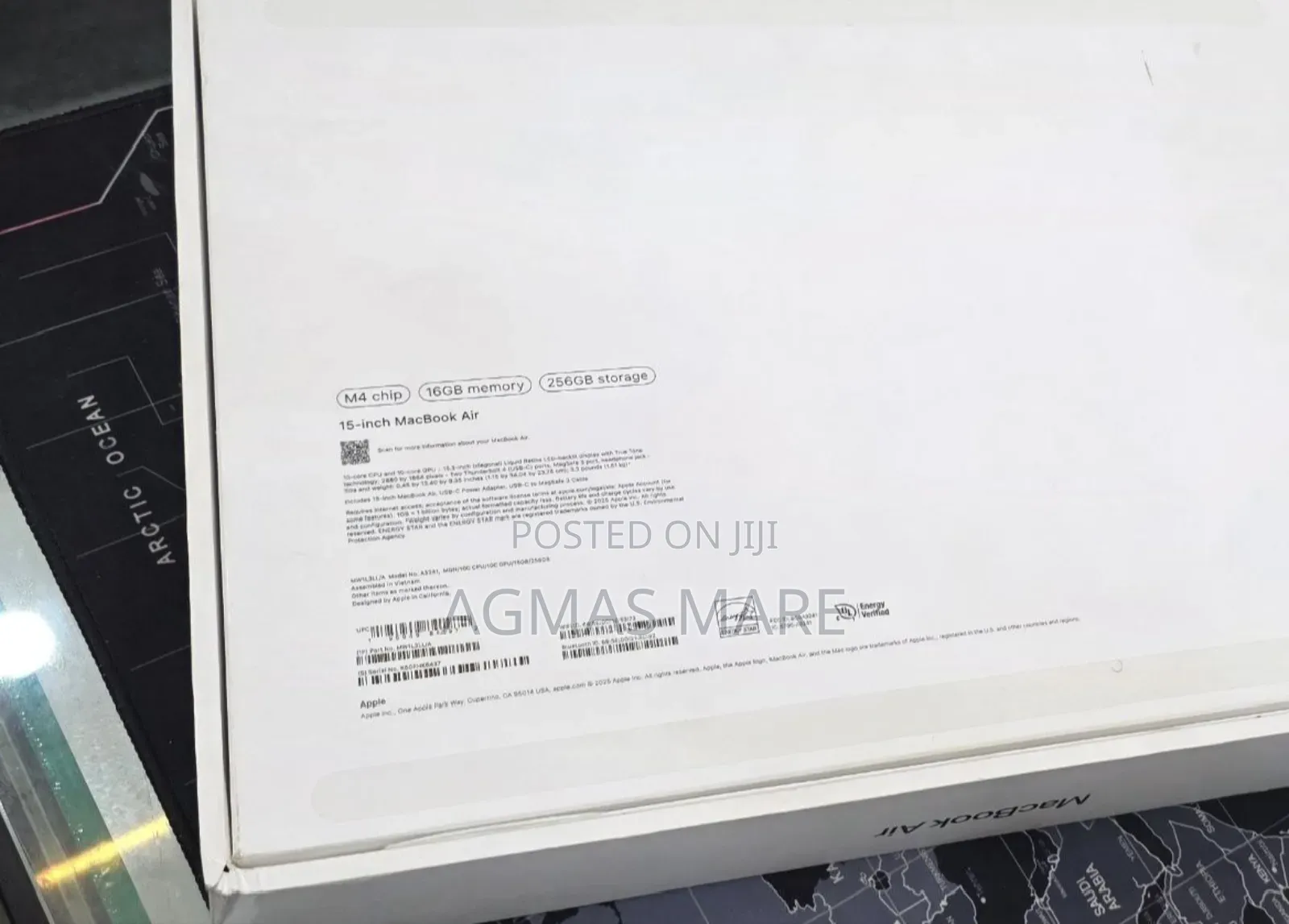 New Laptop Apple MacBook Air 2025 M4 15-Inch 16GB Apple M4 SSD 256GB