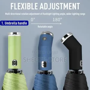 Brand New Automatic Led Flashlight Umbrella