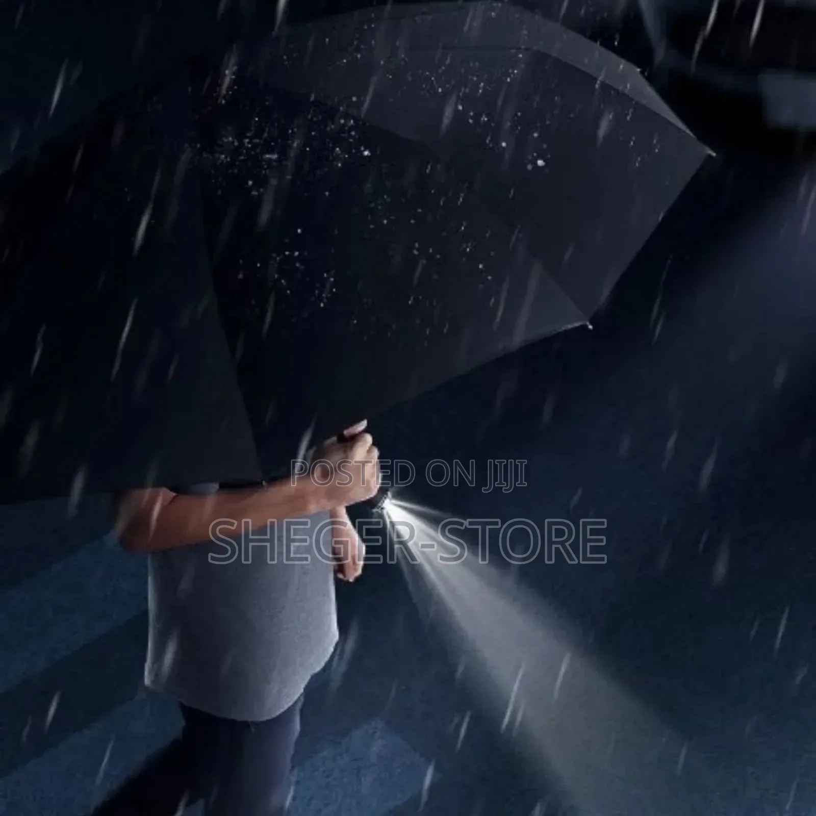 Brand New Automatic Led Flashlight Umbrella