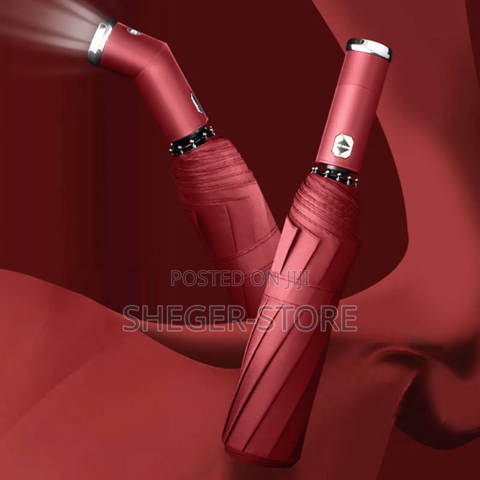 Brand New Automatic Led Flashlight Umbrella