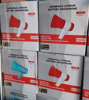 Megaphone Handheld Megaphone. Key Features Power: Typically Offer