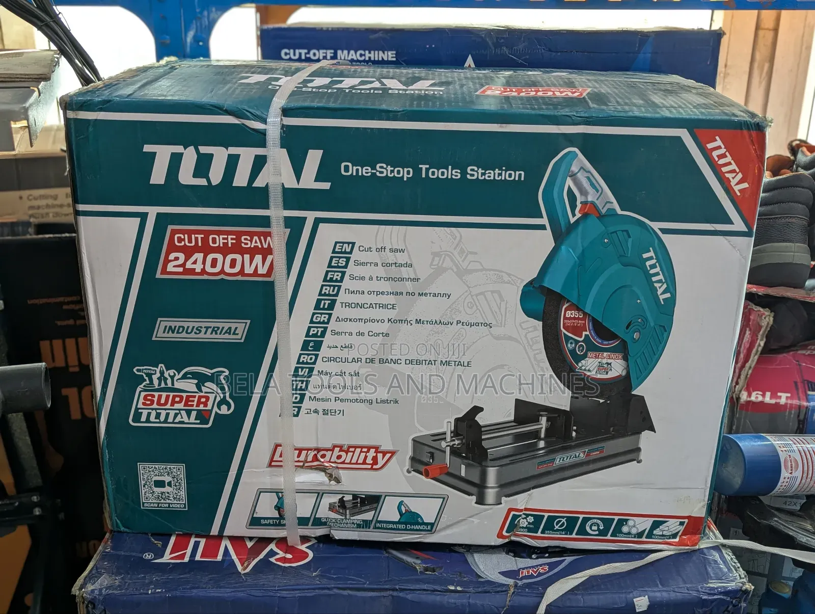 Total 2400w Industrial Cut Off Saw High Quality Cutoff Machine