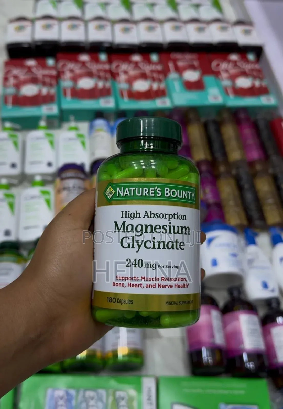 High Quality Usa Brand Magnesium Glycinate 240mg 180 Capsules From Usa