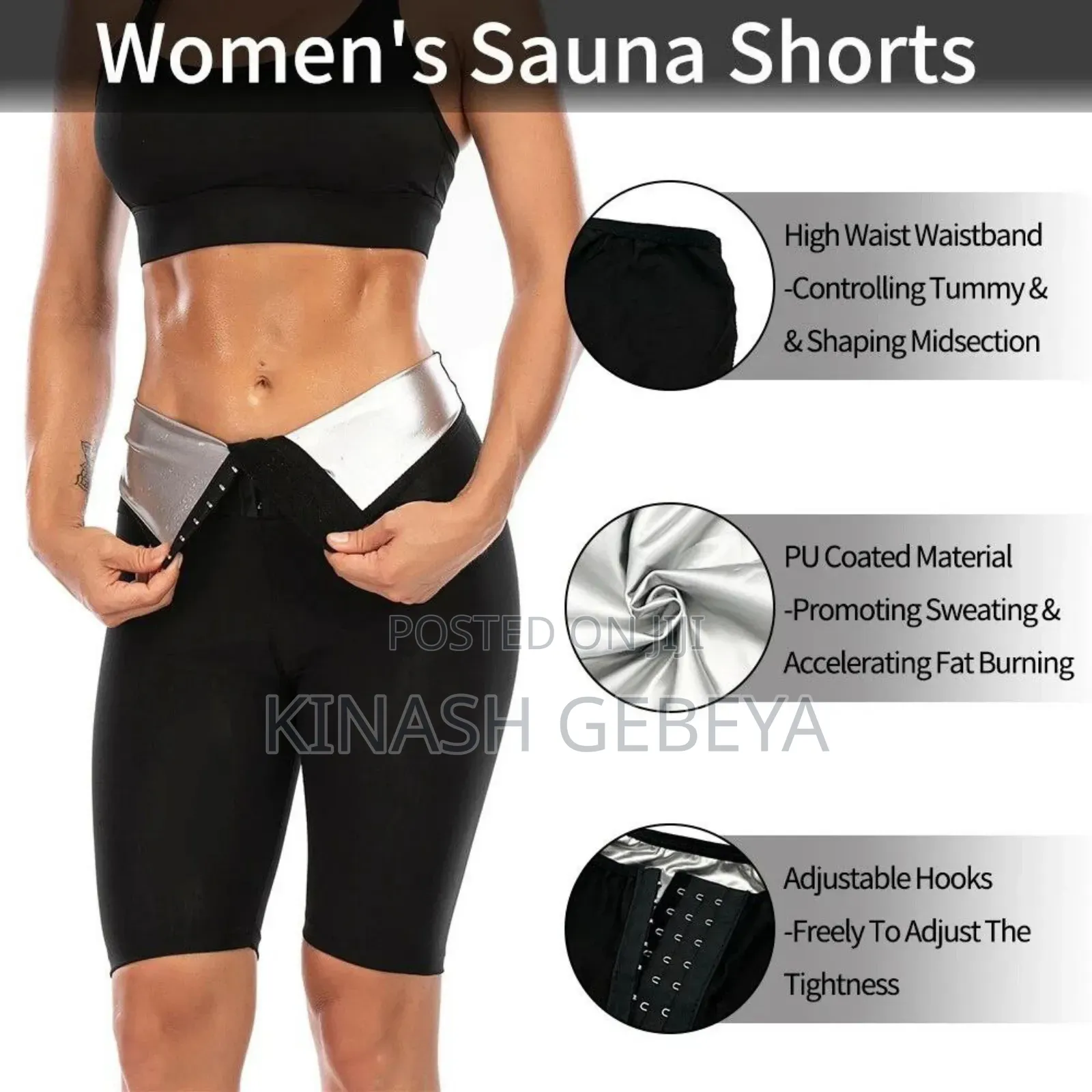 High Waist Sauna Shorts(For Wieght Loss)