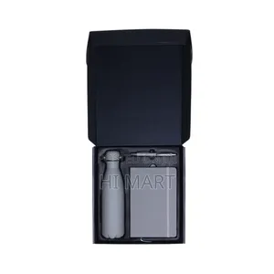 Giftology Set of Stainless Steel Bottle Pen and Notebook