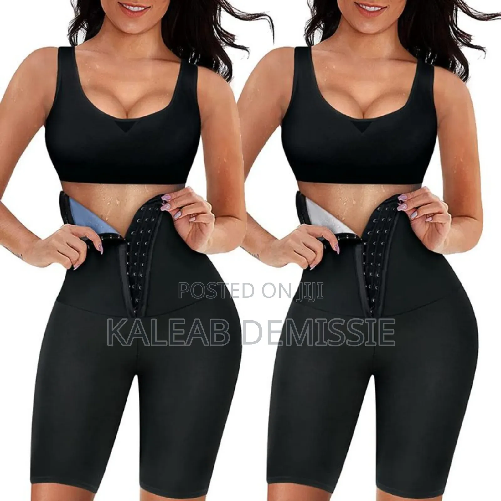 High Waist Sauna Sweat Shorts for Women