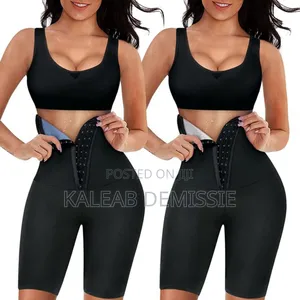 High Waist Sauna Sweat Shorts for Women