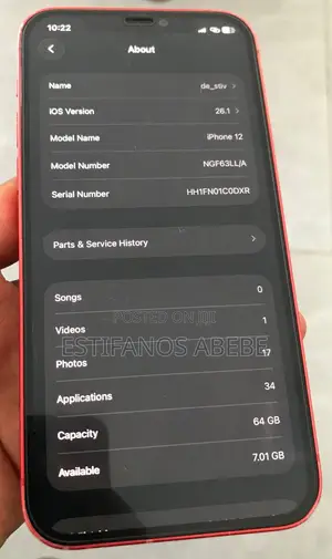 Apple iPhone 12 64 GB Red