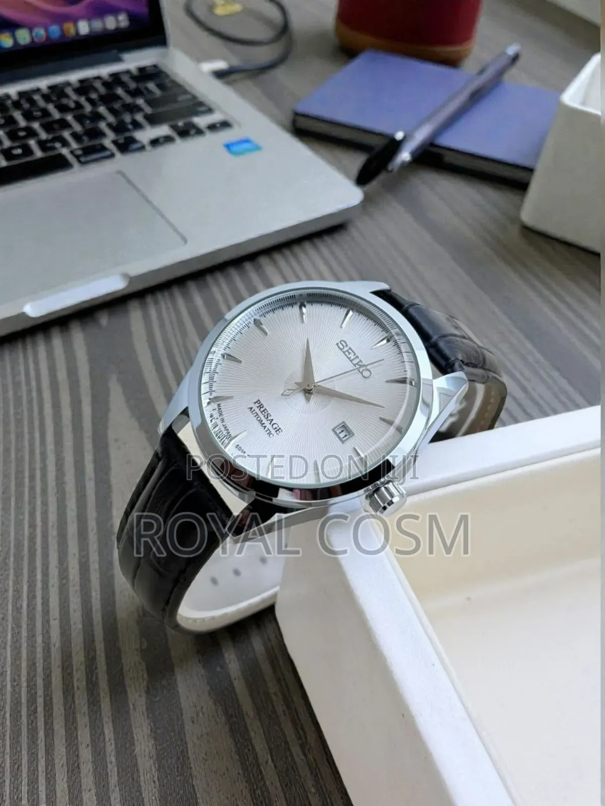 Seiko Presage Automatic Leather Strap Men's Watches