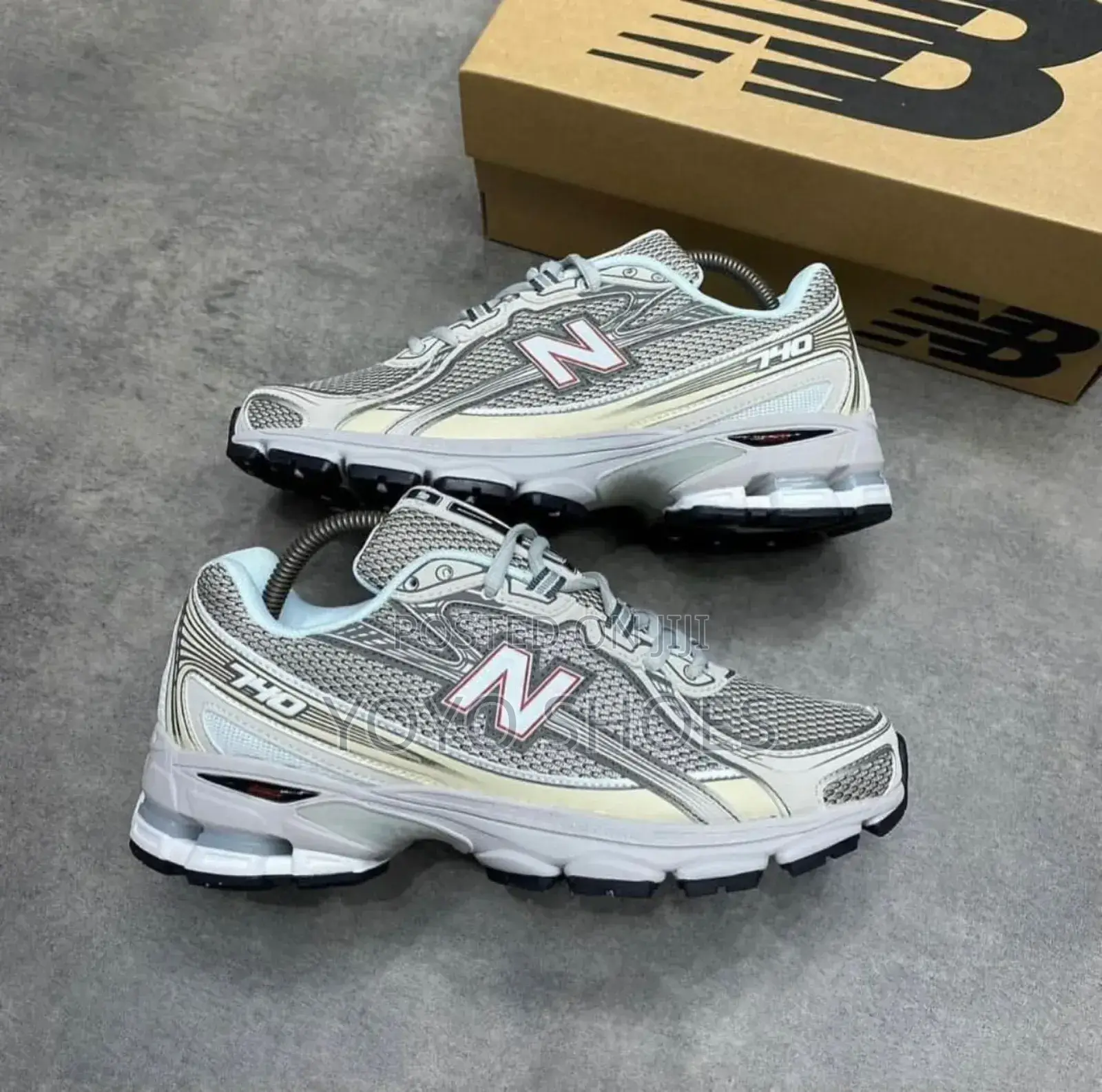 New Balance 740 Vintage Grey Blue Fashion Sneaker