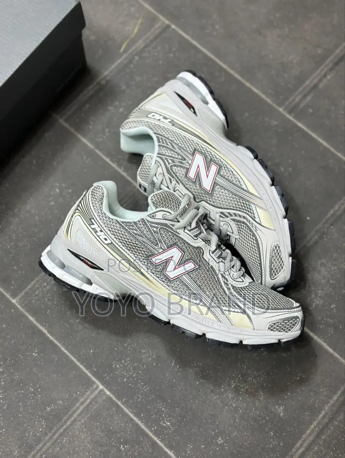 New Balance 740 Vintage Grey Blue Fashion Sneaker