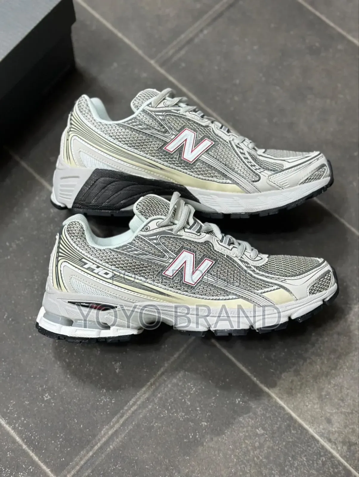 New Balance 740 Vintage Grey Blue Fashion Sneaker