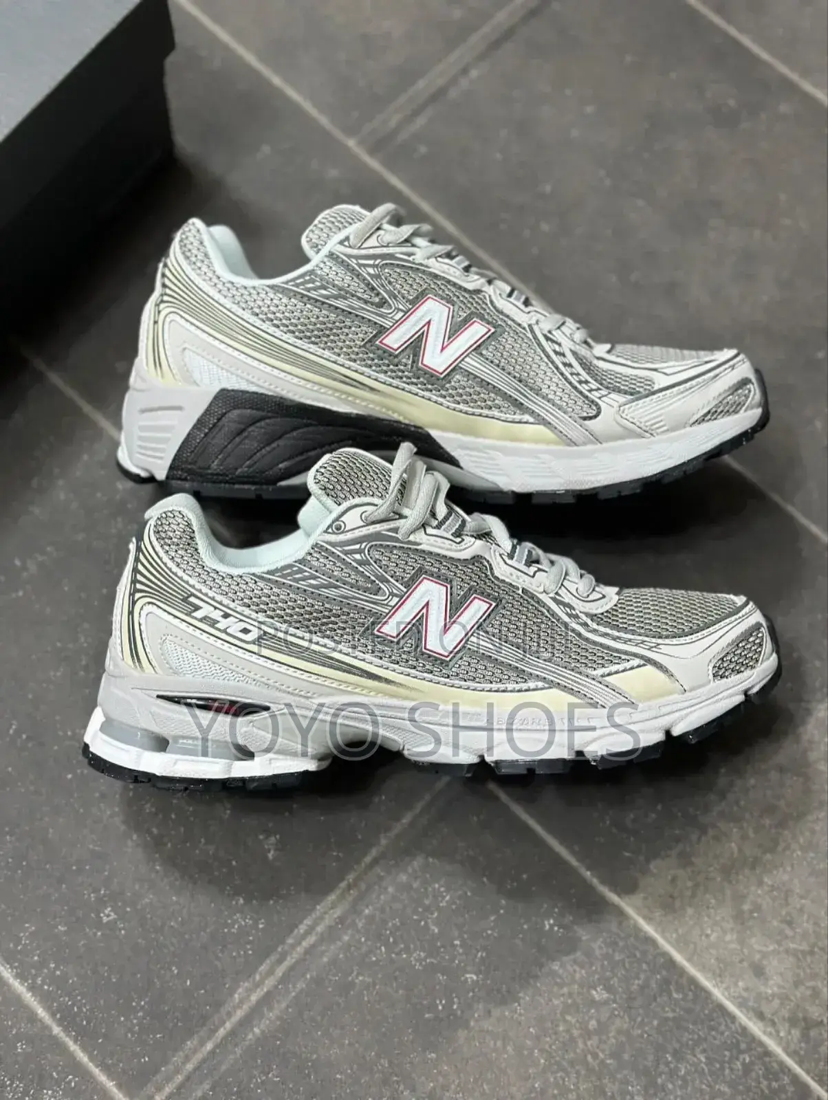 New Balance 740 Vintage Grey Blue Fashion Sneaker