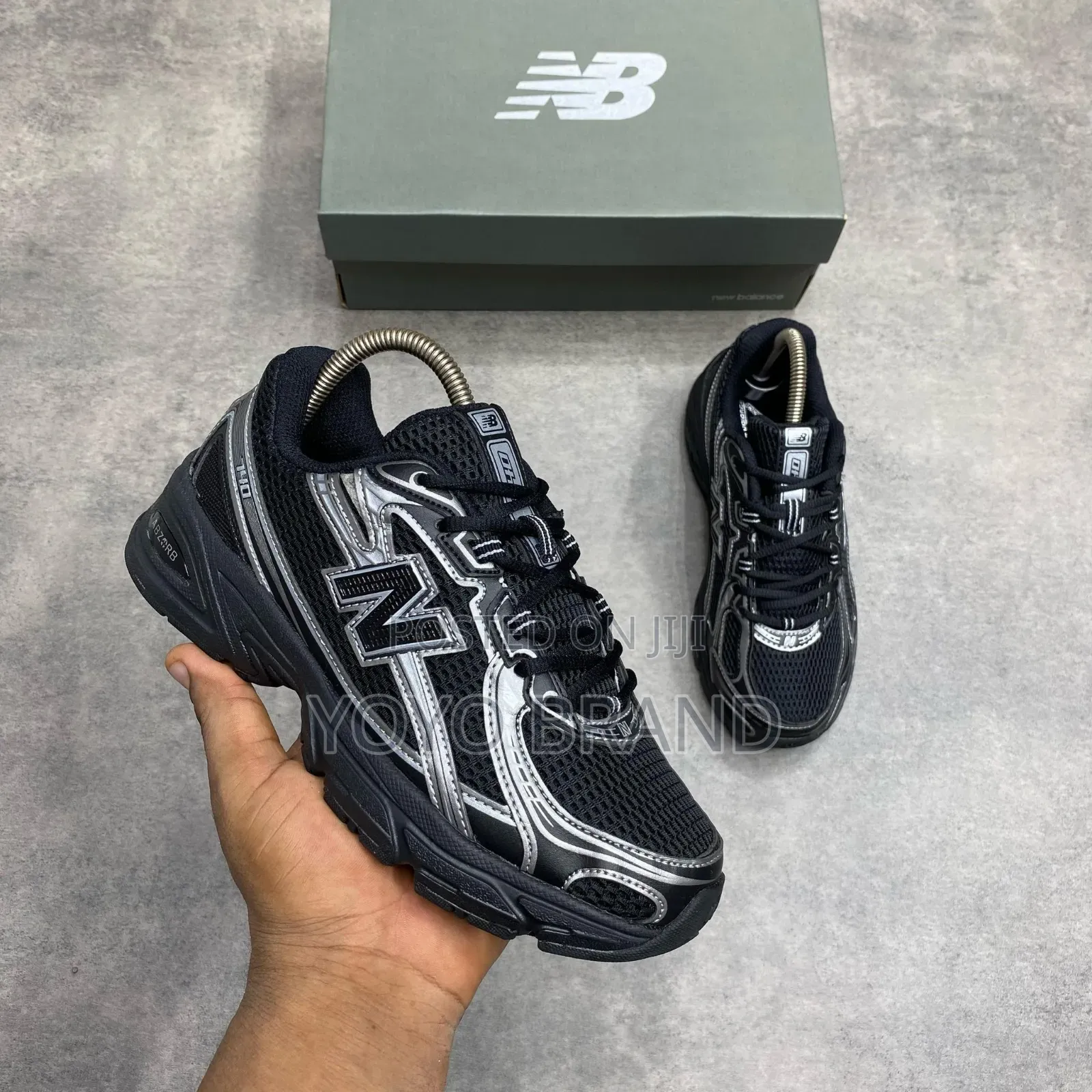 New Balance 740 Black Fashion Sneaker