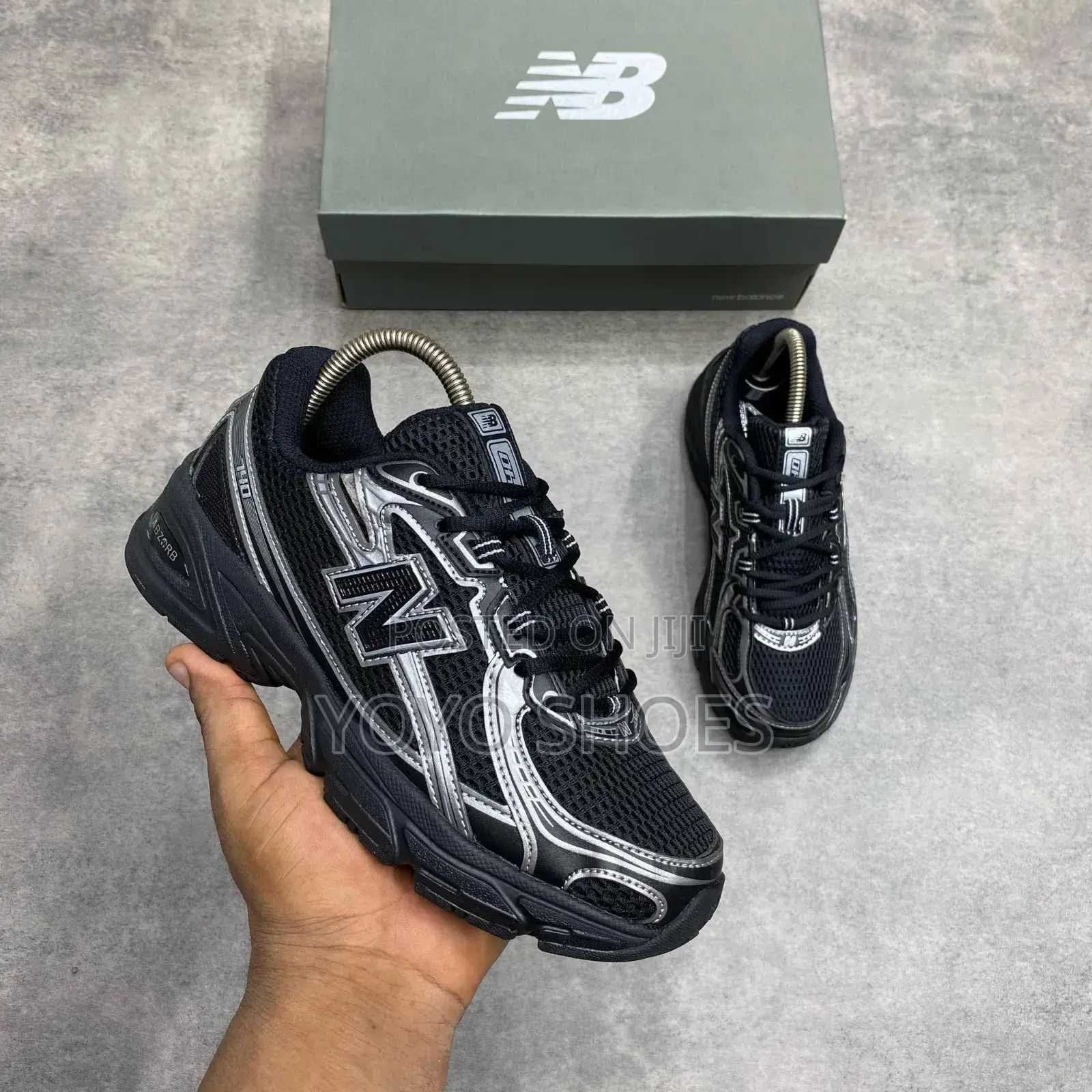 New Balance 740 Black Fashion Sneaker