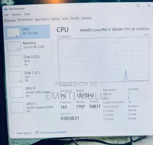 New Laptop HP ZBook Power G7 16GB Intel Core I7 SSD 512GB