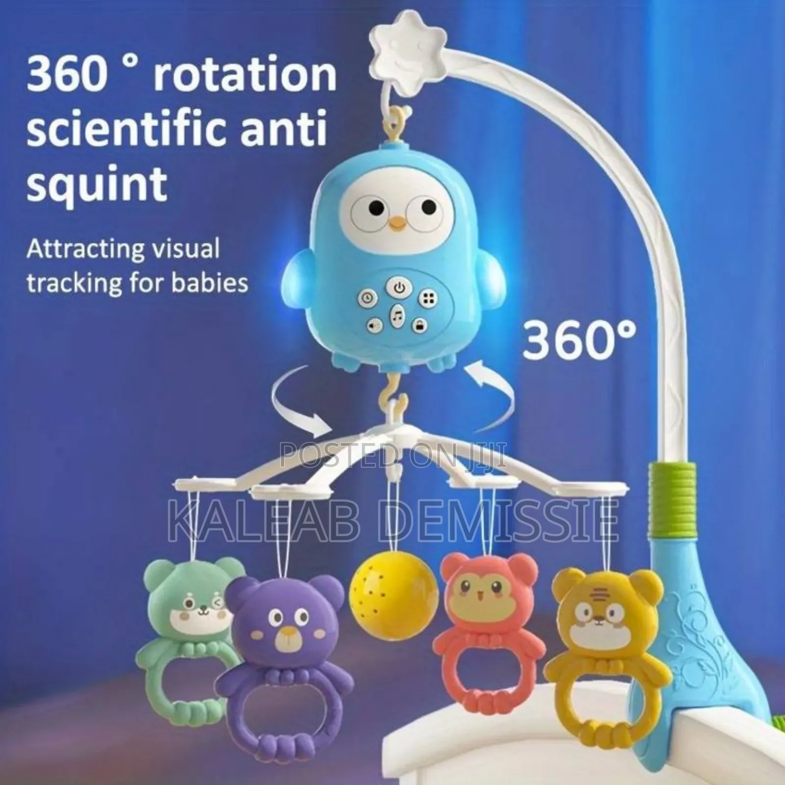 ባለ ሪሞት Baby Bed Bell የልጆች አልጋ መጫዎቻ