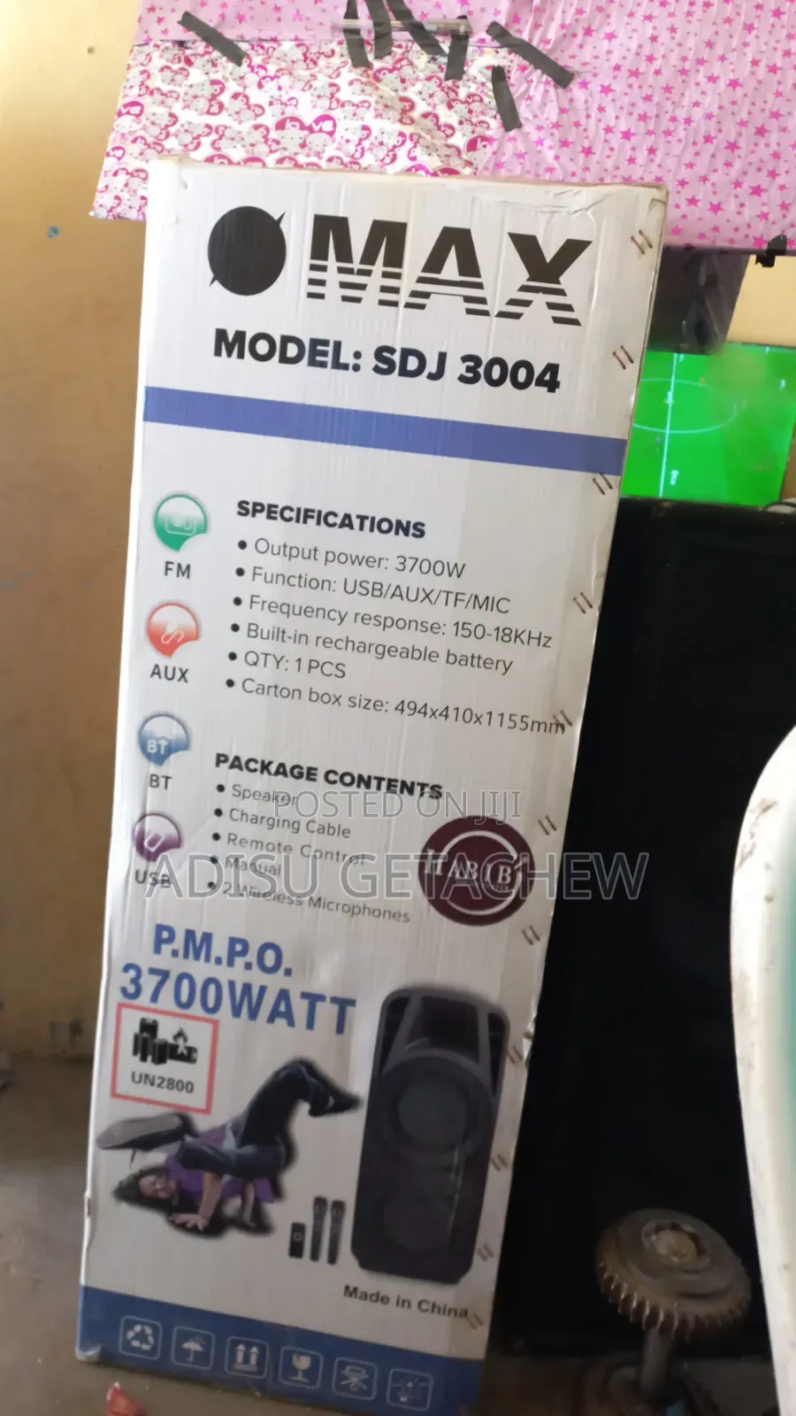 ስፒከር ኪራይ ለምርቃት ለልደት ለተለያዩ ዝግጅቶች With 2 Mic Speaker Rent