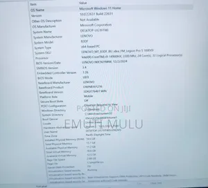 New Laptop Lenovo Legion 5 16GB Intel Core I9 SSD 1T