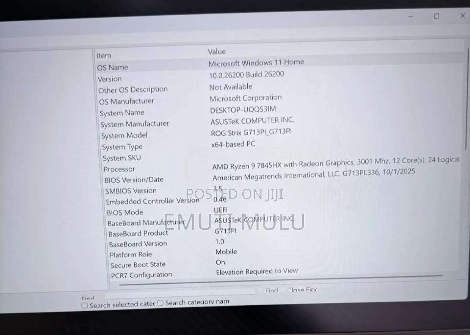 New Laptop Asus ROG Strix G17 16GB Intel Core I9 SSD 1T