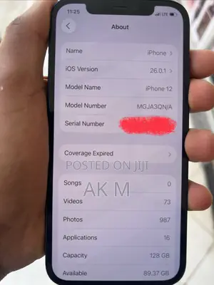 New Apple iPhone 12 128 GB Black