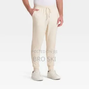 Giordano Regular Fit High-Waist French Terry Knit Pants