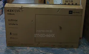 Infinix 43” Smart Android Tv – Frameless Design | New | Smooth