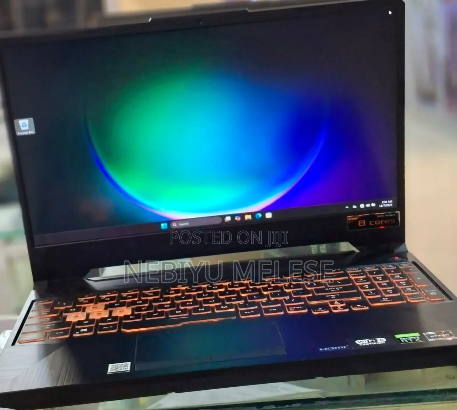 New Laptop Asus TUF Dash F15 16GB AMD Ryzen 7 SSD 512GB