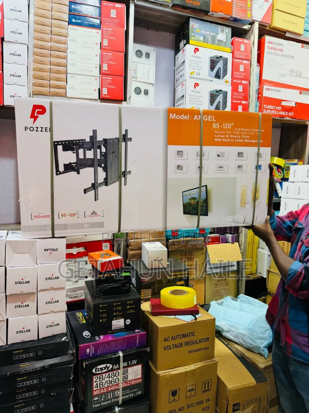 Tv Wall Mount For 65 Inch - 120 Inch (Angle Tv መስቀያ)