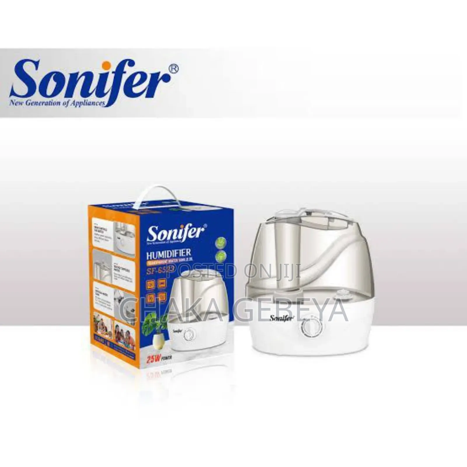 Ultrasonic Cool Mist Humidifier 2.5l - Silent Operation for Bedroom