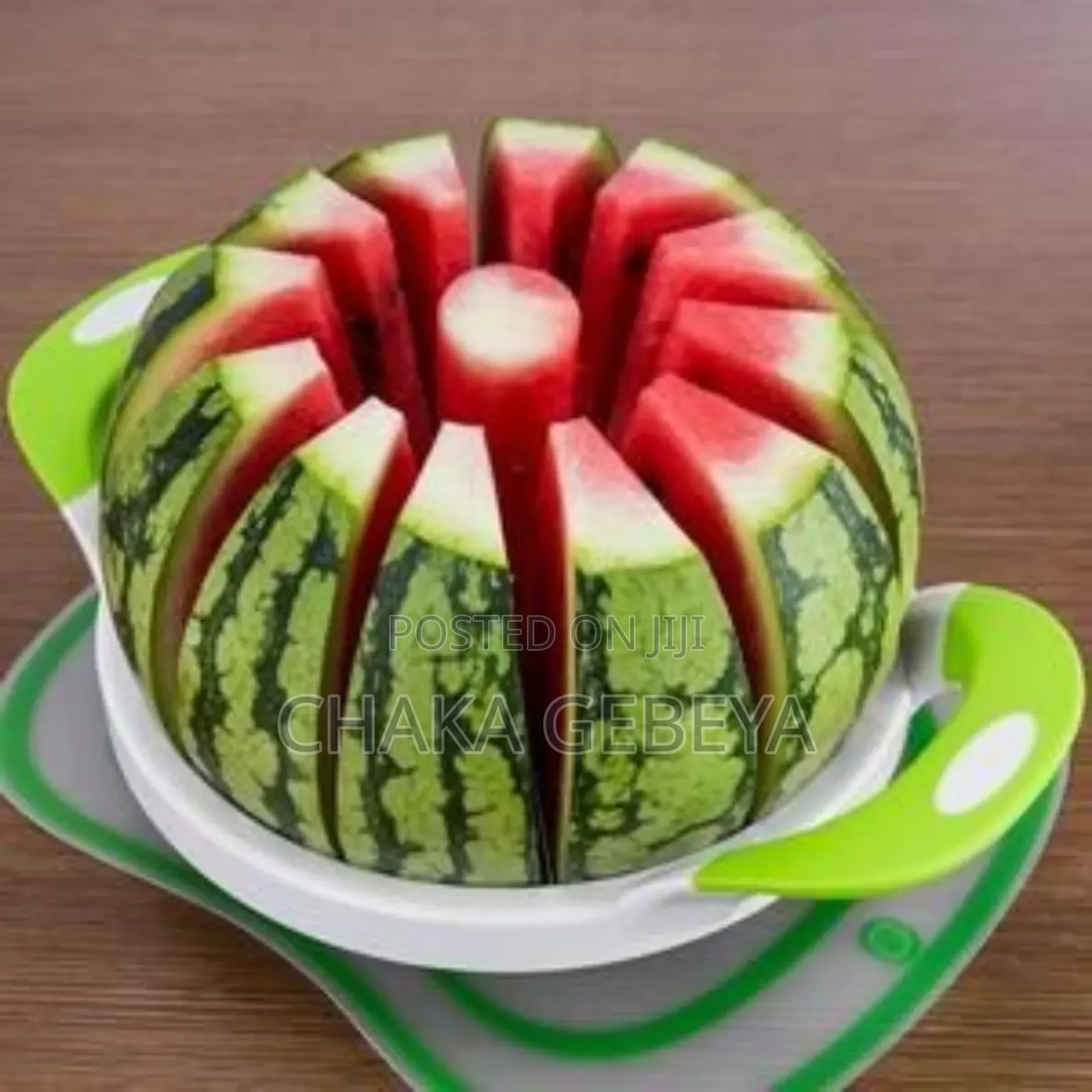 Multi-Blade Fruit Cutter - Uniform Slices for Pineapple,Melon,Cucumber