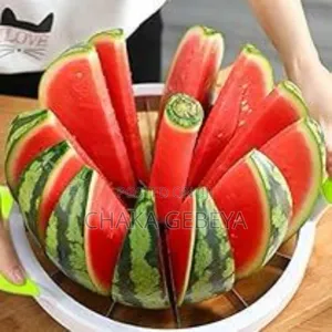Multi-Blade Fruit Cutter - Uniform Slices for Pineapple,Melon,Cucumber