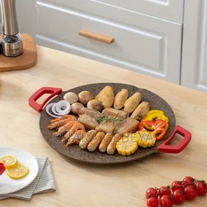 Electric Metal Mitad/Griddle 1800w - Adjustable Temperature,