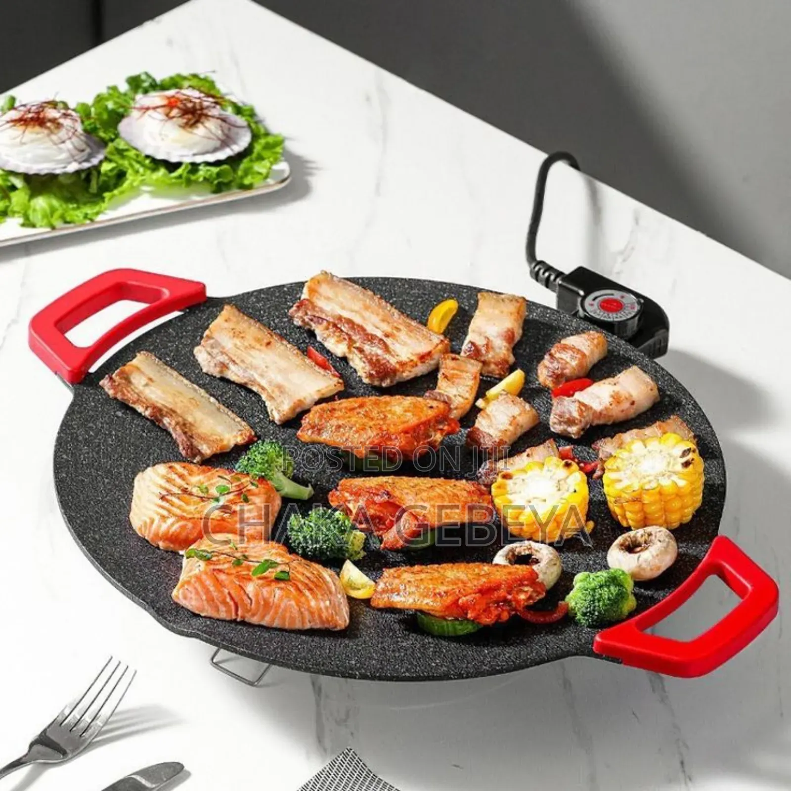 Electric Cooking Surface With Even Heating, Easy Temperature Control