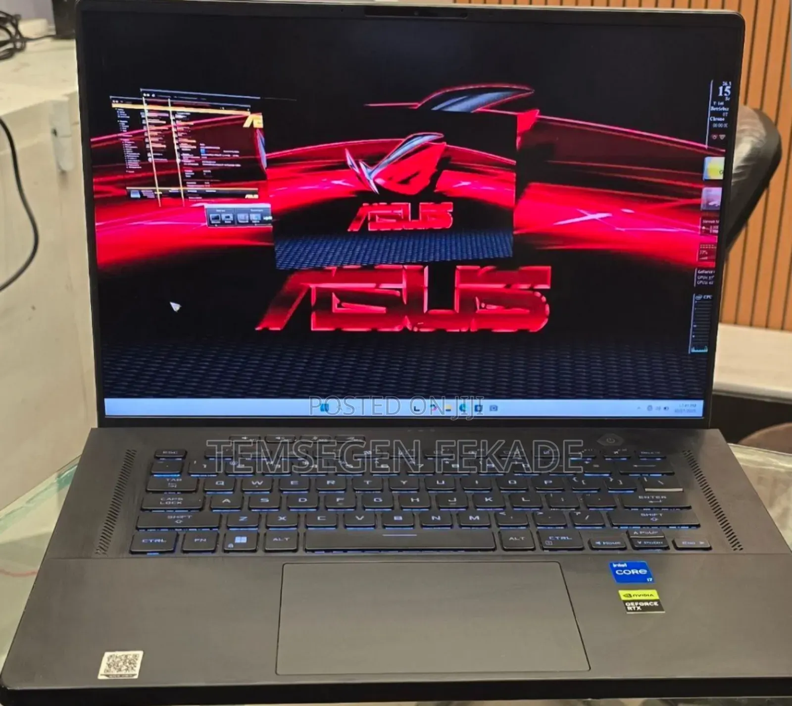 New Laptop Asus ROG Zephyrus G15 16GB Intel Core I7 SSD 512GB