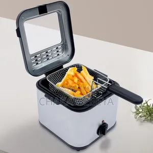 Electric Deep Fryer 2.5l - Make Perfect Chips, Biscuits, Sambusa