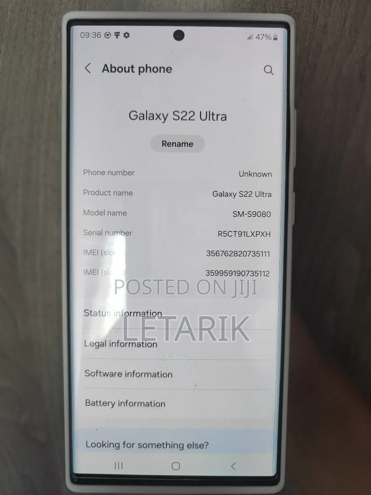 Samsung Galaxy S22 Ultra 5G 256 GB Green