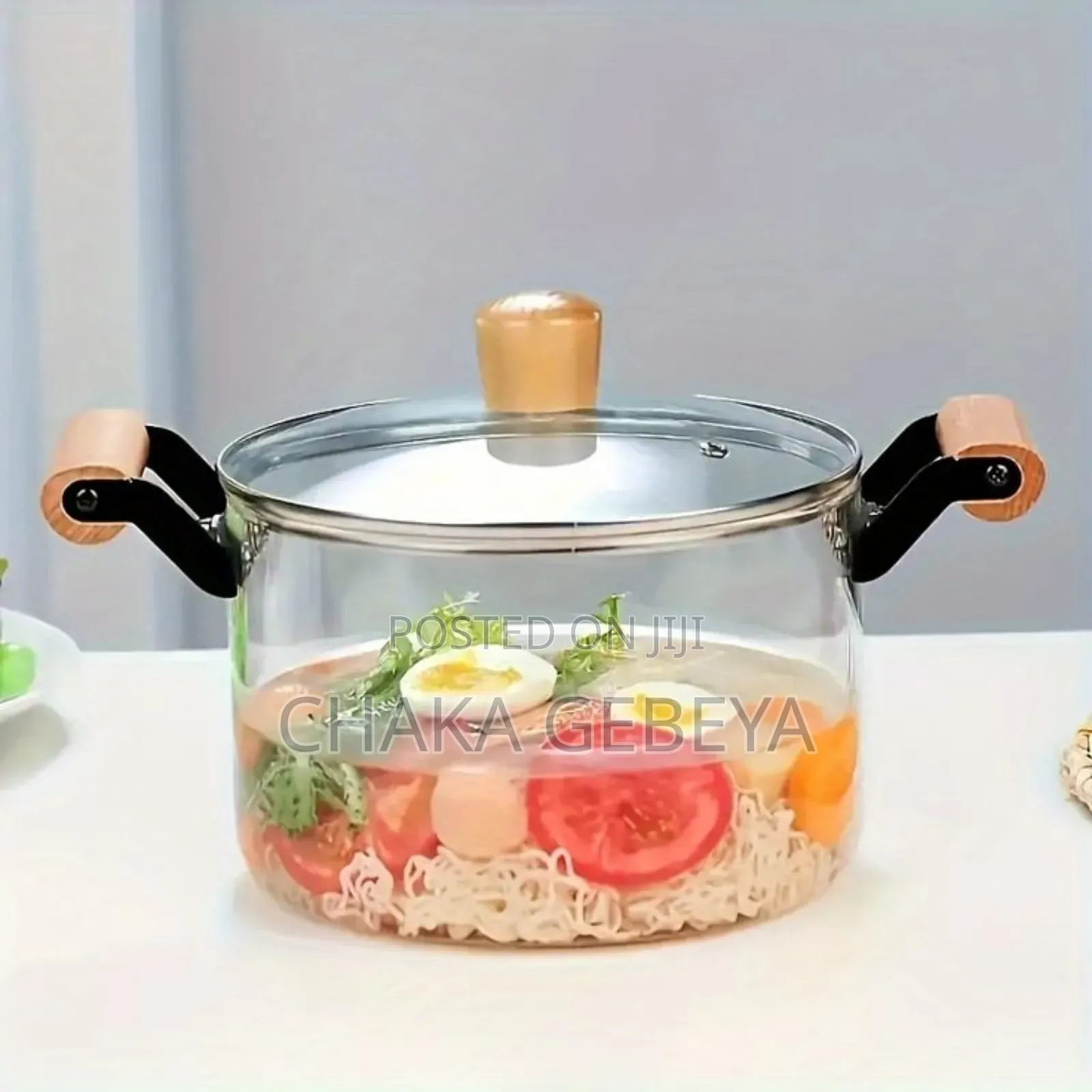 4.5l Borosilicate Glass Pot | Stovetop Oven Safe