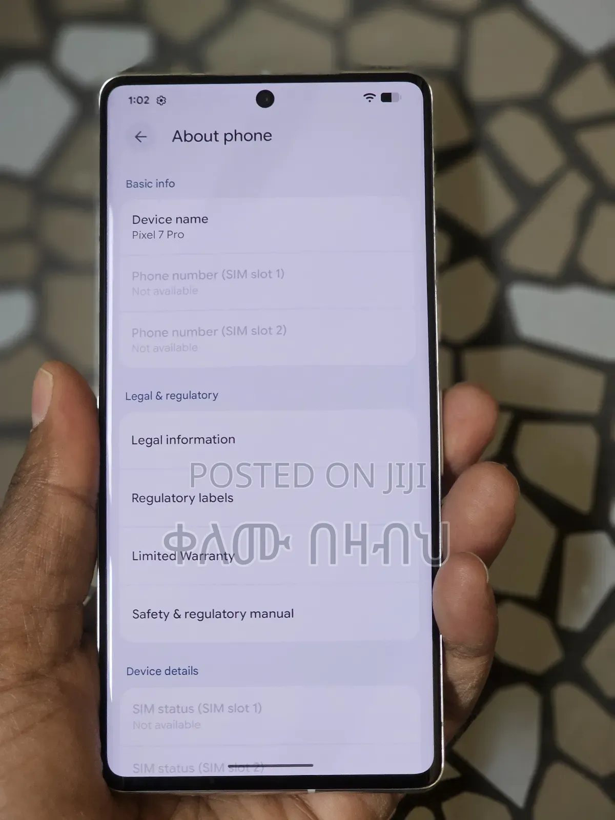 Google Pixel 7 Pro 256 GB White